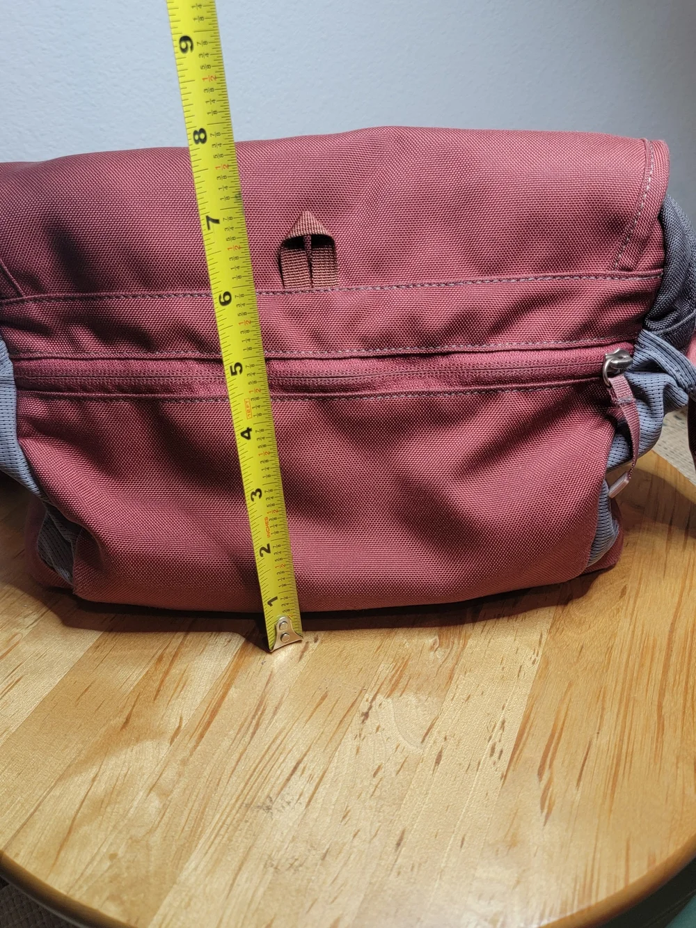 REI Rust Red and Gray Messenger/Travel Crossbody Bag